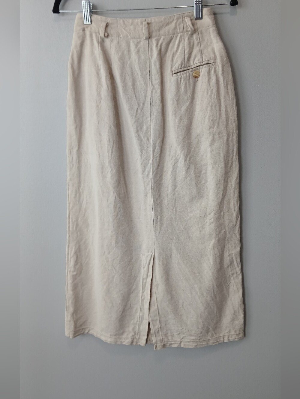 L.L. Bean Linen Blend Skirt Womens Small(see measurements) Minimalist Granola - Picture 4 of 7